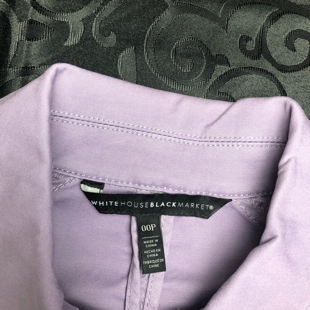 White House Black Market (WHBM) Light Weight Purple Jacket - Picture 5 of 10